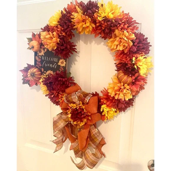 🔹SALE🔹NWT Fall Wreath - Picture 3 of 5